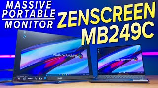 Absolutely MASSIVE 24-IN PORTABLE Monitor // Unboxing the Asus ZenScreen MB249C