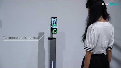 Daosafe DS-F851T Temperature Check Machine with LED Pillar!