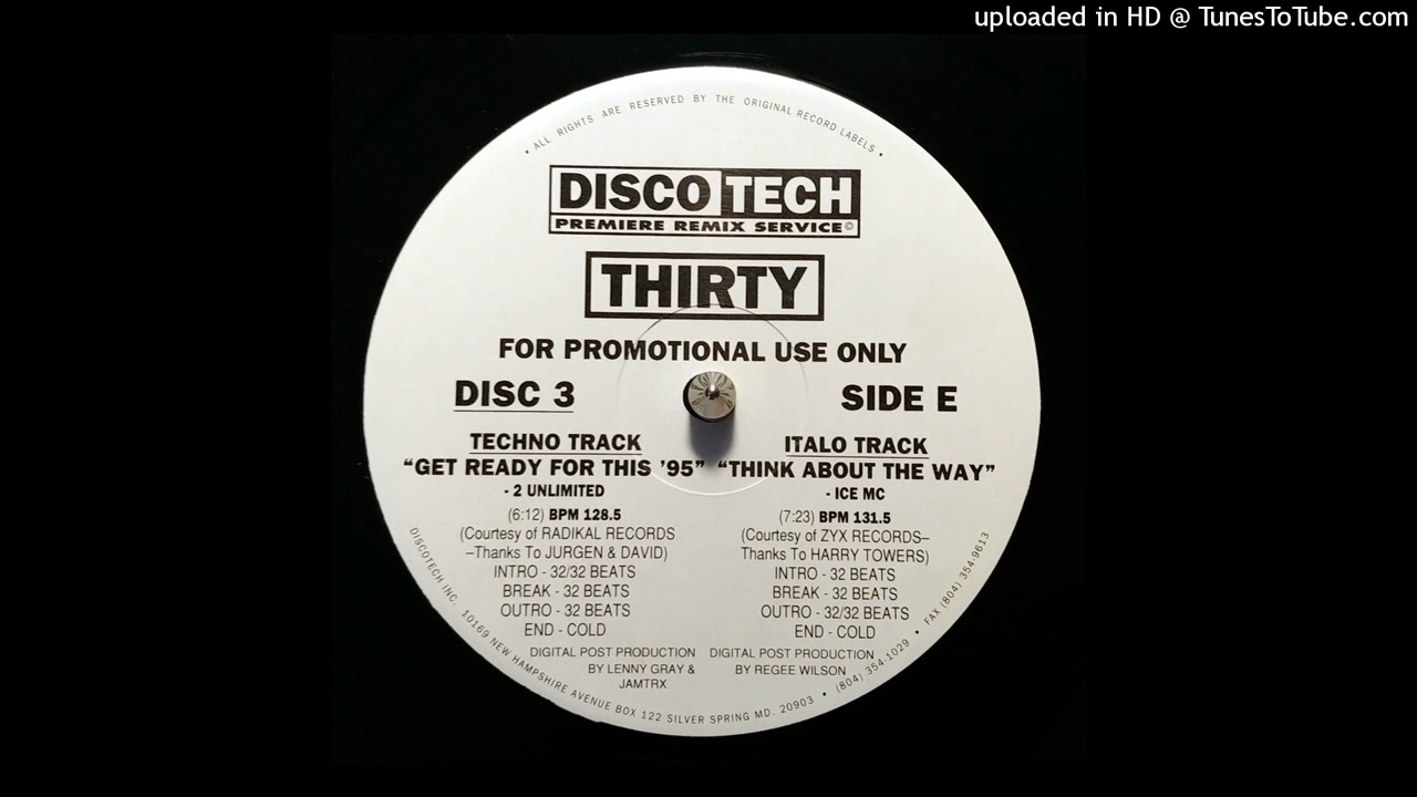 2 Unlimited - Get Ready For This '95 (DiscoTech Version)