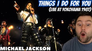 Things I Do For You  Michael Jackson   At Yokohama 1987 Reaction