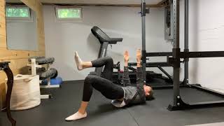Dead Bug Single Leg Glute Bridges