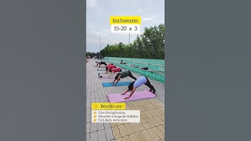 Inchworm l Super Effective Weight loss exercise l Coach Maddy #fitness #bodyweightworkout