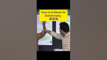 Tarun sir & Manish sir started crying 😭 | #sankalp #pw #tarunsir #manishdubeysir #leftpw #reality