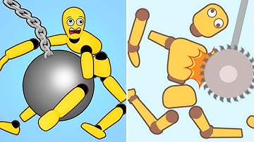 KICK & BREAK VS RAGDOLL BREAK — Crazy Physics Challenge Funny ASMR Mobile Gameplay Android iOS 2025