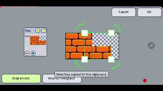 Making pixelart brickwork in Pixly screenshot 4