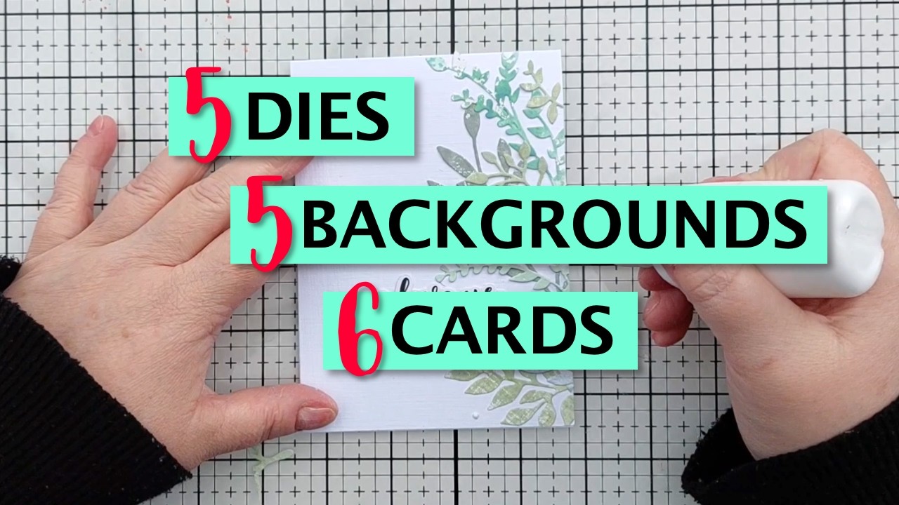 6 потрясающих дизайнов открыток на основе пяти смешанных фонов! [2026/037]