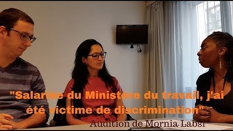 "Salariée du Ministère du travail, j