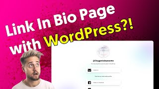 WordPress Link In Bio Page - Skip Linktree!