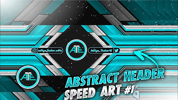 Abstract Header speed art #1| made for Aditya Thakor