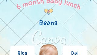 ?6 month old baby food//beans dal rice-dal beans soup//baby lunch recipe//