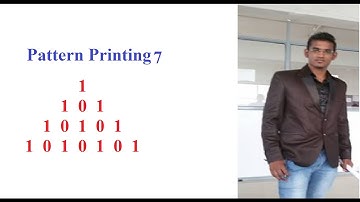 Printing patterns using C# in Hindi - pattern 7