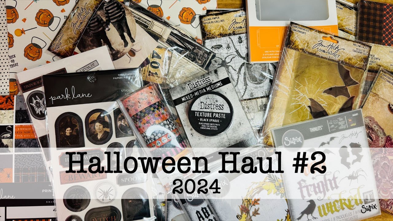 Halloween Scrapbook Haul #2 - 2024