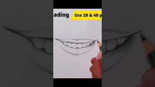 How to draw smiling lips || lips kaise banaen