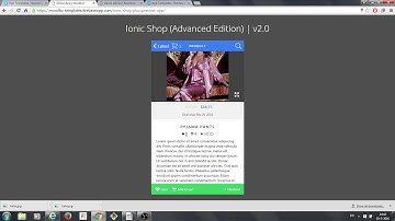 Intro Ionic Shop (Advanced Edition) - Start your own eCommerce Today
