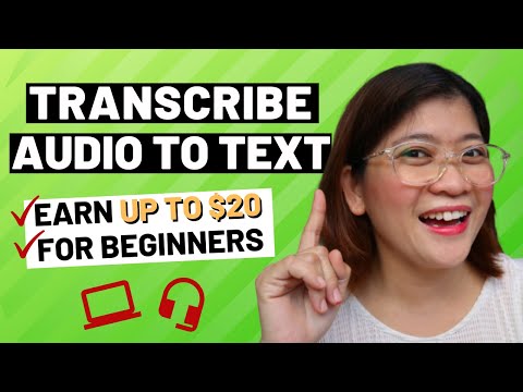 Video: Ano ang pag-transcribe ng mga audio file?