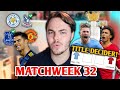 The Title Decider! Premier League gameweek 32 Predictions | Manchester City vs Liverpool and more!