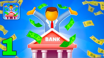 Banks of US - Gameplay Walkthrough Part 1 - Manage Cash Win Big Time (iOS, Android)