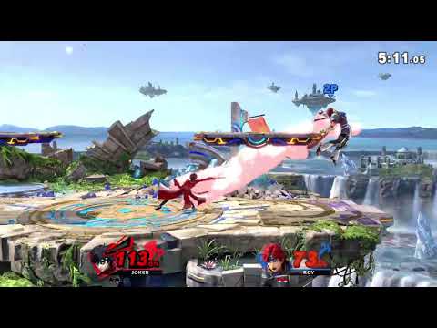 スマブラSP　ジョーカーｖｓロイ