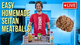 Make Vegan Meatballs From Scratch With Me!