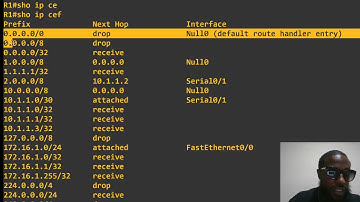 1.1 Identify Cisco Express Forwarding concepts - CCNP Route Exam (300-101) v2.0