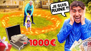 LE DERNIER QUI SORS DU CERCLE GAGNE 1000 EUROS 💶 ! ( C