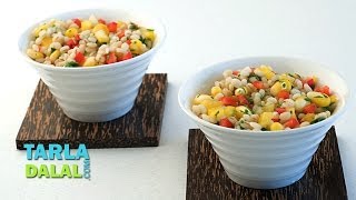 Barley and Corn Salad by Tarla Dalal