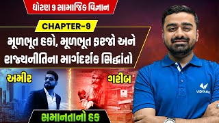 સમાનતાનો હક | Std 9 SS Ch 9 | મૂળભૂત હકો | મૂળભૂત ફરજો | રાજ્યનીતિના માર્ગદર્શક સિદ્ધાંતો |Parth Sir