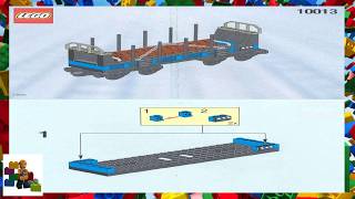 LEGO instructions - Trains - 10013 - Open Freight Wagon