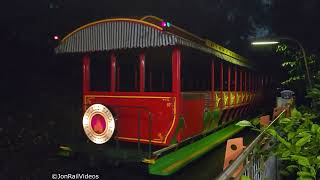 11523 The Disneyland Railroad4 More Night Trains At Tomorrowland In The Rain