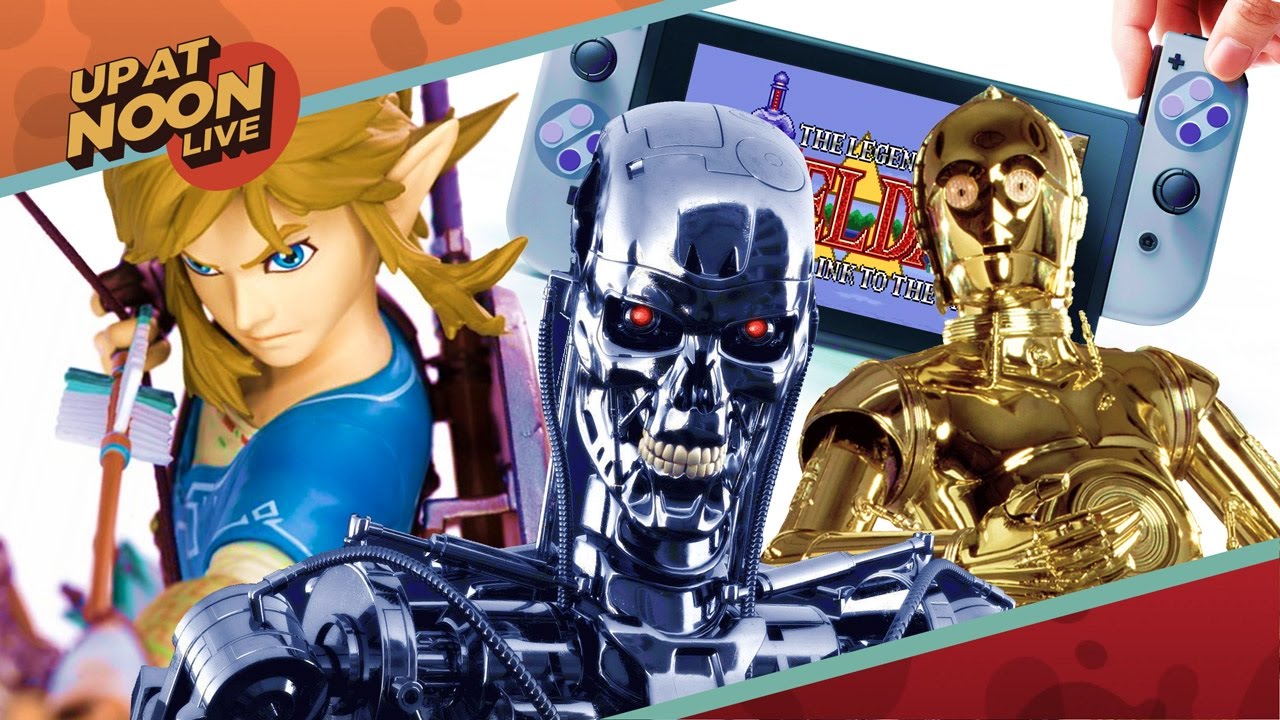 A Zelda Statue, Nintendo Switch Joy-Con Colors, & Terminator Reboot? - Up At Noon Live!