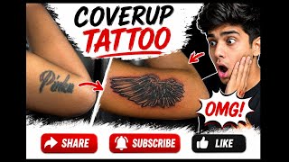 GF Name Tattoo Gone Wrong 😱| EPIC Cover Up process | artnsoul | #youtube #coveruptattoo