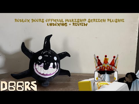 New Roblox DOORS Official Makeship Screech Plush Coming Soon!!! 