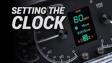 Setting the Clock on Dakota Digital Instruments