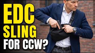 Can an EDC Crossbody Sling Bag Be Used for CCW Concealed Carry Quick Draw Test