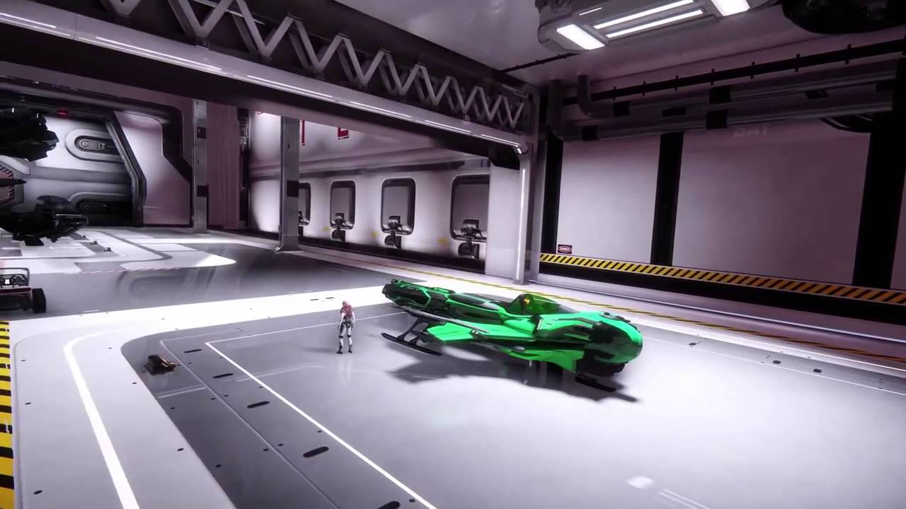 Star Citizen Pearls Custom Hangar Tour R - YouTube