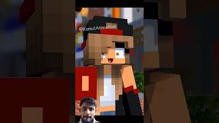 Fighting with a girl in Minecraft = MAIZEN Minecraft Animation #shorts #femalemc #minecraftyoutube