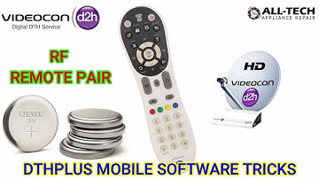 D2H SET-TOP BOX RF REMOTE PAIR  STEP BY STEP GUIDE || HOW TO PAIR D2H RF REMOTE