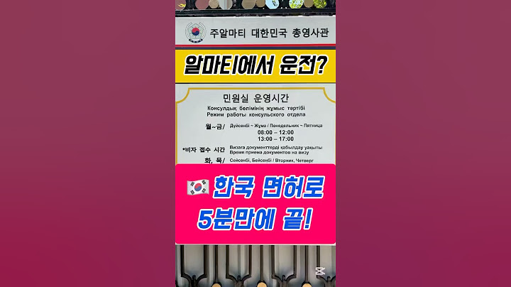 🇰🇿카자흐스탄에서 한국 면허로 운전하는 법! 알마티 총정리 🇰🇷 총영사관에서 번역공증 받으면 한국 면허로 5분만에 끝! 한국 면허로 카자흐스탄 운전하는 가장 쉬운 방법!