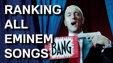 Ranking every Eminem Song from Worst to Best (In my opinion)