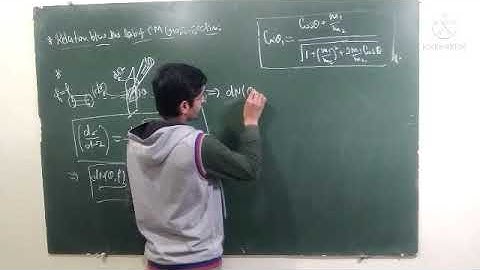 Relation between differential cross sections in lab and center of mass frame5/Scattering theory/M.Sc