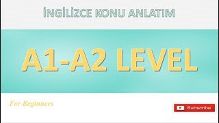 A1-A2 İngi̇li̇zce Tek Vi̇deoda 3 Aylık Kurs 2 Saat 15 Dk 