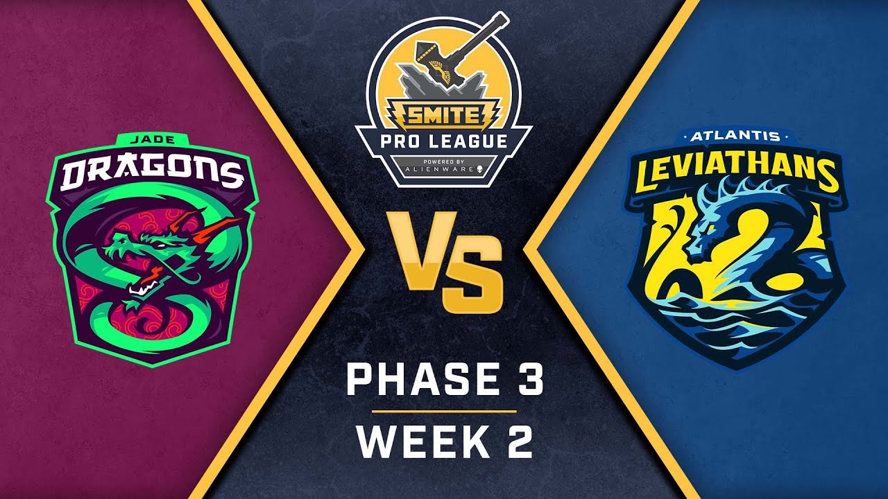 SMITE Pro League Phase 3 Week 2 Jade Dragons vs Atlantis Leviathans ...