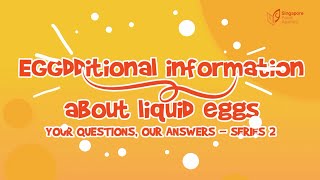 Liquid Eggs - Your Questions, Our Answers - Series 2 by SGFoodAgency 75 views 1 year ago 1 minute, 39 seconds