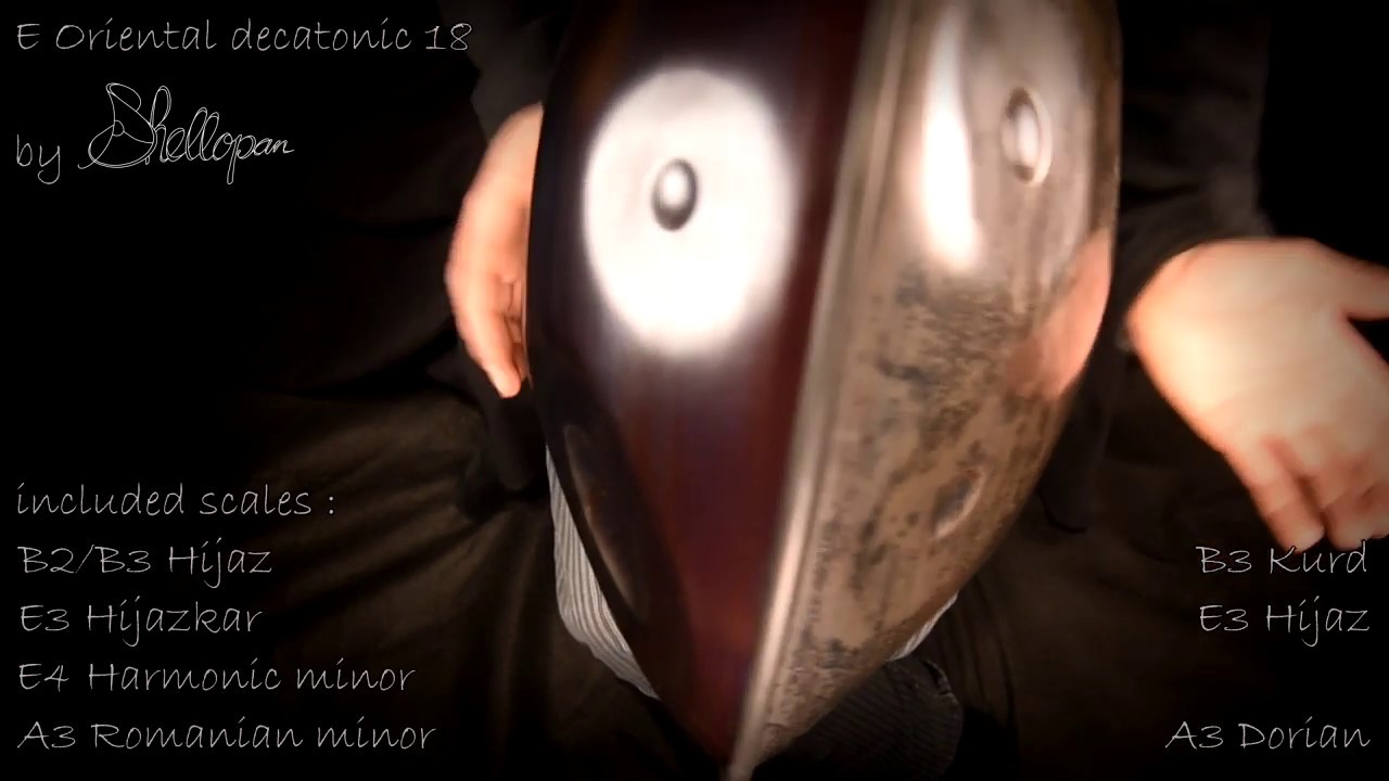 Handpan - E Oriental Decatonic 18 - Shelllopan by Matthieu