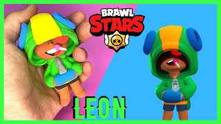 LEON - Brawl Stars из легкого пластилина | Просто лепка