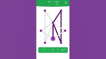 1LINE one-stroke puzzle game. Level 1. Stage 29. 1-29.