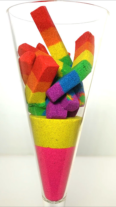 Very Satisfying and Relaxing, Kinetic Sand ASMR, Drop and squish