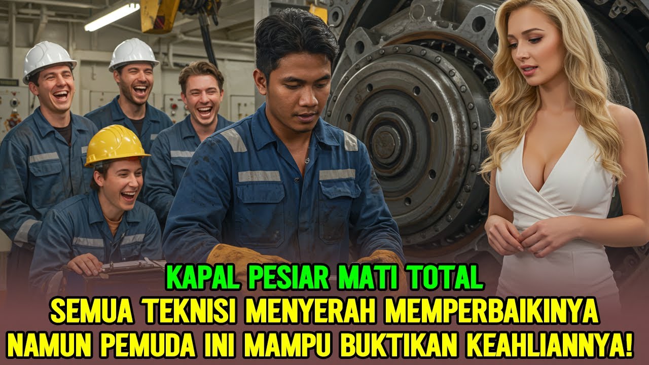 TAK DISANGKA ❗ TKI SEDERHANA INI PERBAIKI KAPAL PESIAR MATI TOTAL BIKIN CEO JANDA BULE TERPUKAU