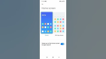 how to change app drawer in redmi  mobile phone | #shorts