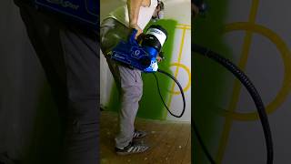 a BLUE Airless Paint Sprayer & YELLOW FrogTape 💙 Vs 💛 #Game On ⚽️